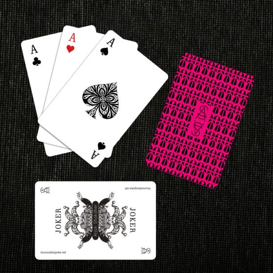 Set of 3 Cards Monogrammed inside